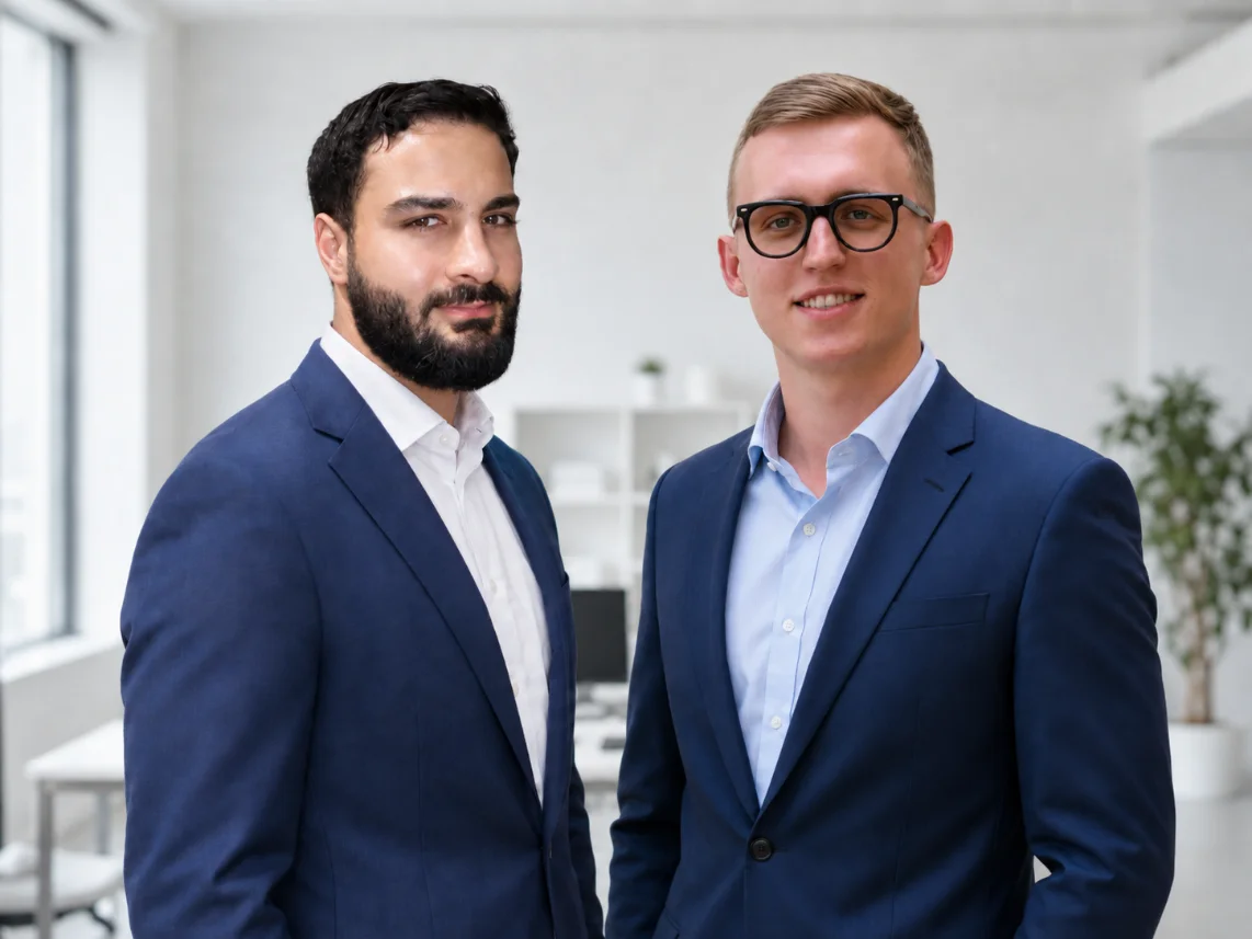 Tomi Joachim Unger und Chaliel Almohammad, das Team von SOTA Systems